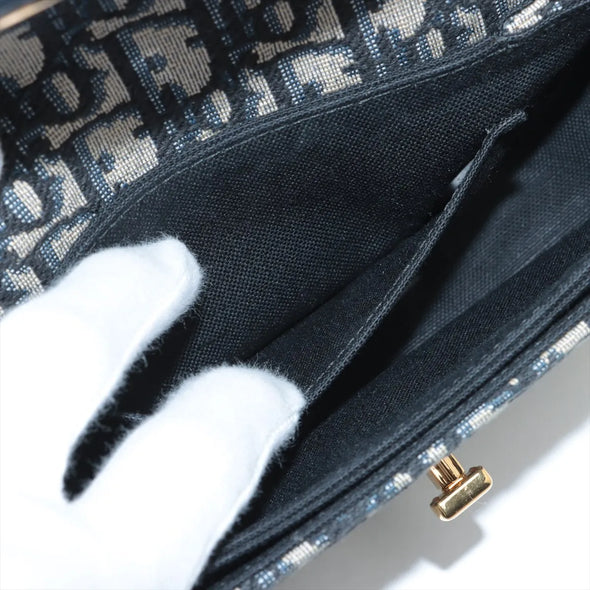 Christian Dior Blue Dior Oblique Jacquard 30 Montaigne Avenue Bag [Clearance Sale]