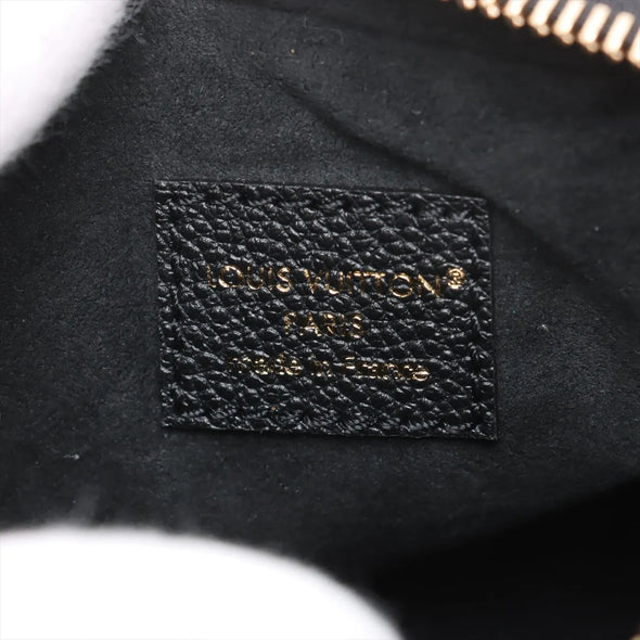Louis Vuitton Noir Monogram Empreinte Leather Nano Speedy [Clearance Sale]