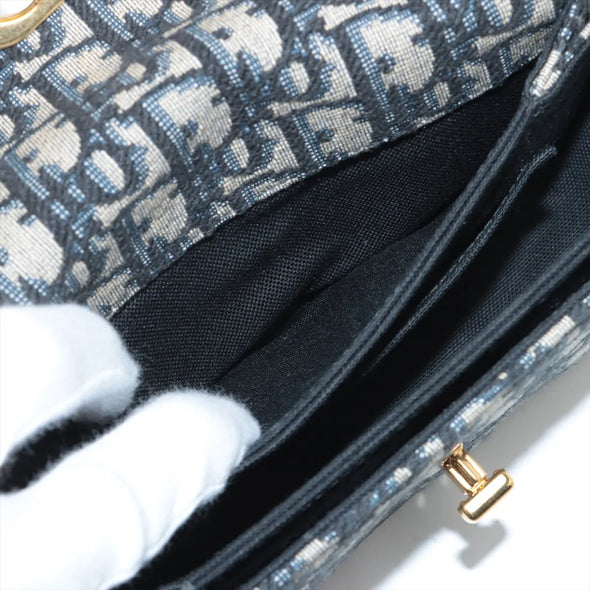 Christian Dior Blue Dior Oblique Jacquard 30 Montaigne Avenue Bag [Clearance Sale]
