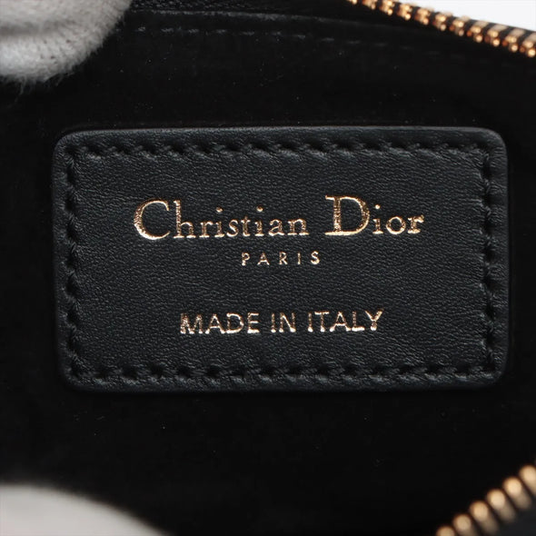 Christian Dior Black Macrocannage Leather Medium Dior Toujours Bag  [Clearance Sale]