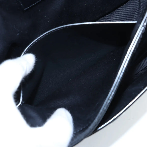 Saint Laurent Black Vintage Leather Nikki Medium Shoulder Bag [Clearance Sale]