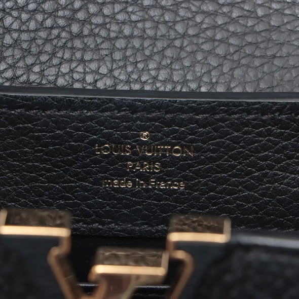 Louis Vuitton Black Taurillon Leather Capucines Mini  [Clearance Sale]