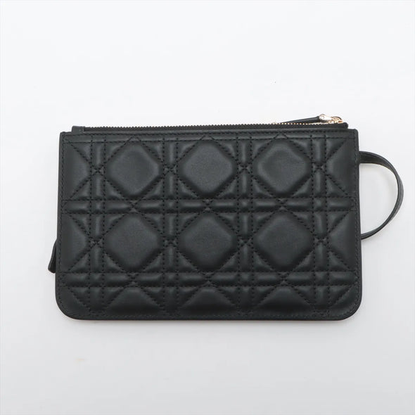 Christian Dior Black Macrocannage Leather Medium Dior Toujours Bag  [Clearance Sale]