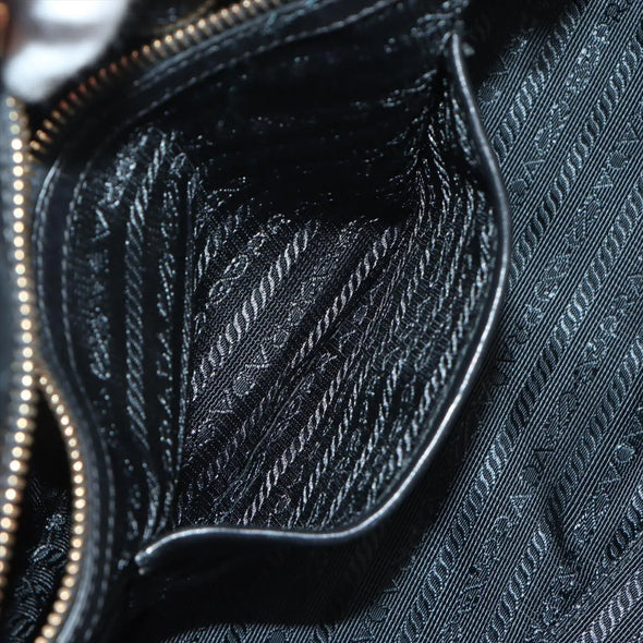 Prada Black Tessuto Gaufre Shoulder Bag  [Clearance Sale]