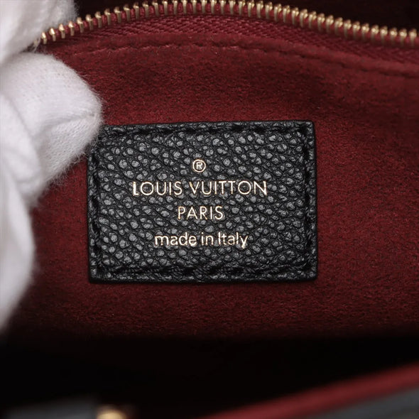 Louis Vuitton Black Beige Bicolor Monogram Empreinte Leather OnTheGo PM  [Clearance Sale]