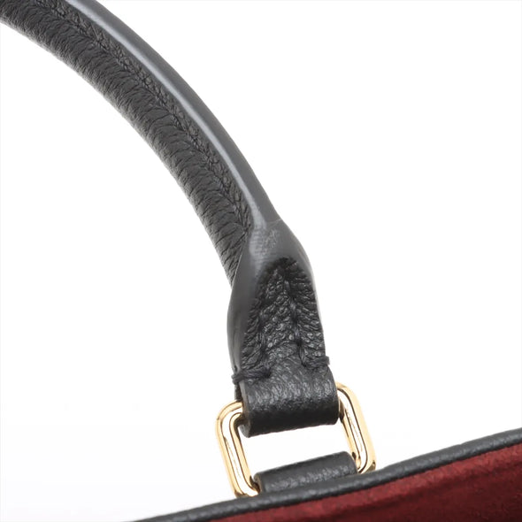 Louis Vuitton Black Beige Bicolor Monogram Empreinte Leather OnTheGo PM  [Clearance Sale]