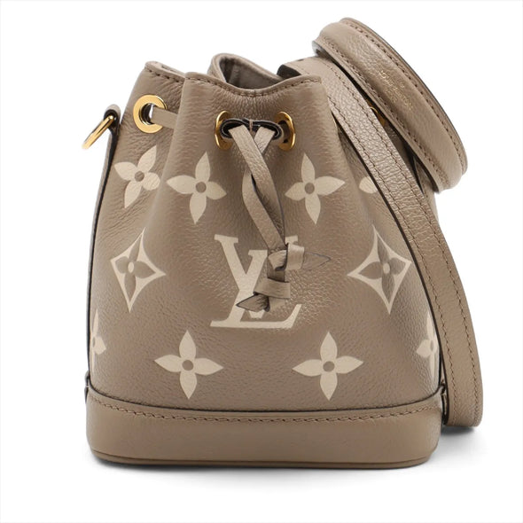 Louis Vuitton BiColour Monogram Empreinte Leather Nano Noe [Clearance Sale]