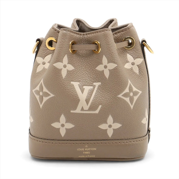 Louis Vuitton BiColour Monogram Empreinte Leather Nano Noe [Clearance Sale]