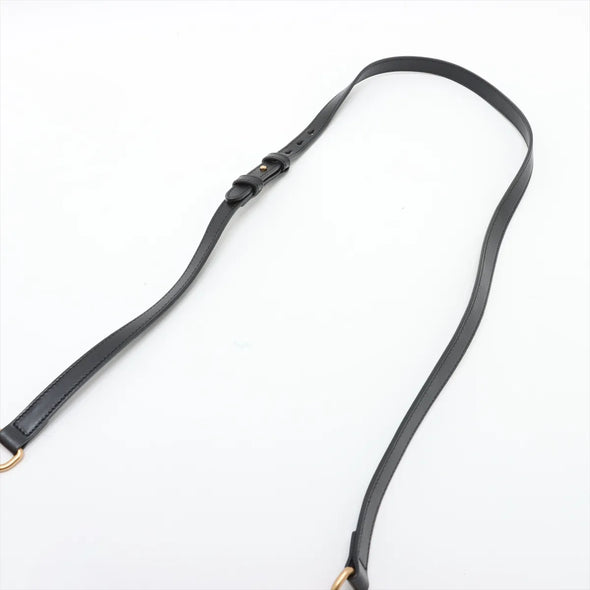 Gucci Black Leather GG Marmont Small Shoulder Bag [Clearance Sale]
