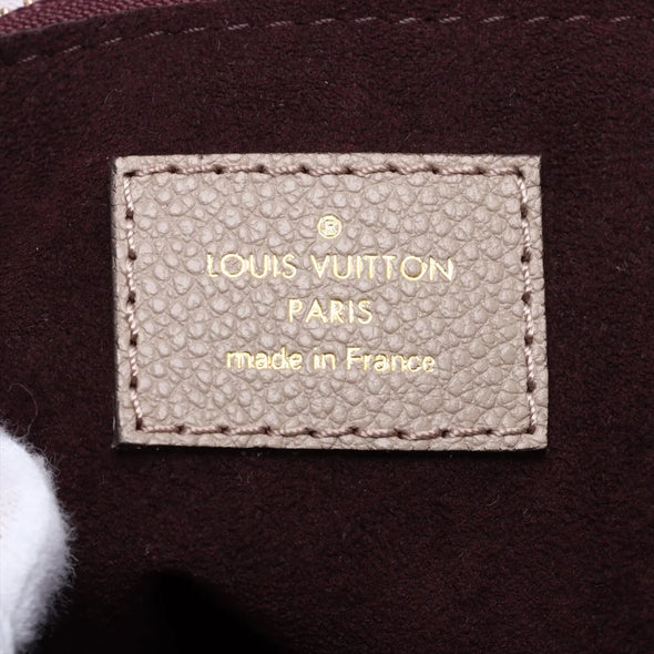 Louis Vuitton Beige Monogram Empreinte Leather Neverfull MM [Clearance Sale]