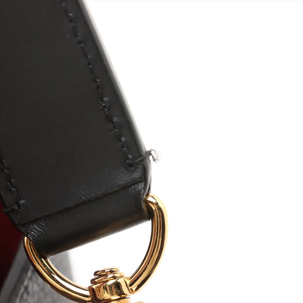 Louis Vuitton Black Beige Bicolor Monogram Empreinte Leather Neonoe MM [Clearance Sale]