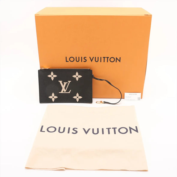 Louis Vuitton Black Beige Bicolor Monogram Empreinte Leather Neonoe MM [Clearance Sale]
