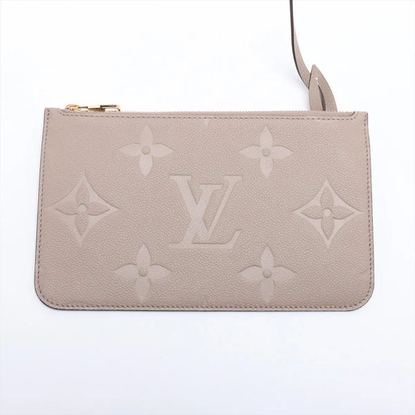 Louis Vuitton Beige Monogram Empreinte Leather Neverfull MM [Clearance Sale]