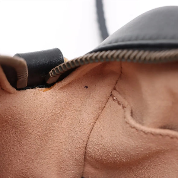 Gucci Black Leather GG Marmont Small Shoulder Bag [Clearance Sale]