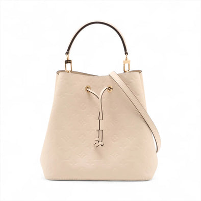 Louis Vuitton Creme Monogram Empreinte Leather Neonoe MM [Clearance Sale]
