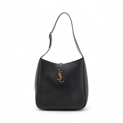 Saint Laurent Black LE 5 A 7 Small Leather Hobo Bag  [Clearance Sale]