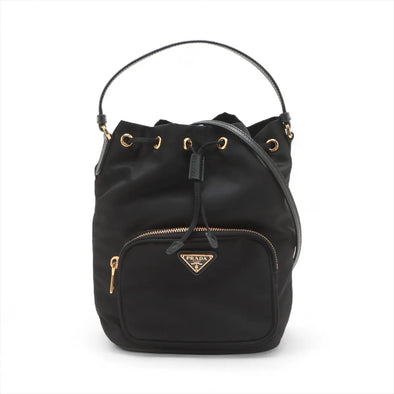 Prada Black Re-Nylon Bucket Bag [Clearance Sale]