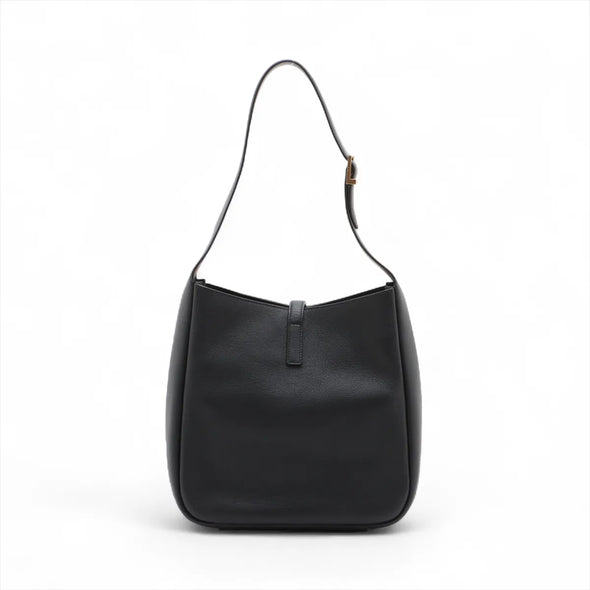 Saint Laurent Black LE 5 A 7 Small Leather Hobo Bag  [Clearance Sale]