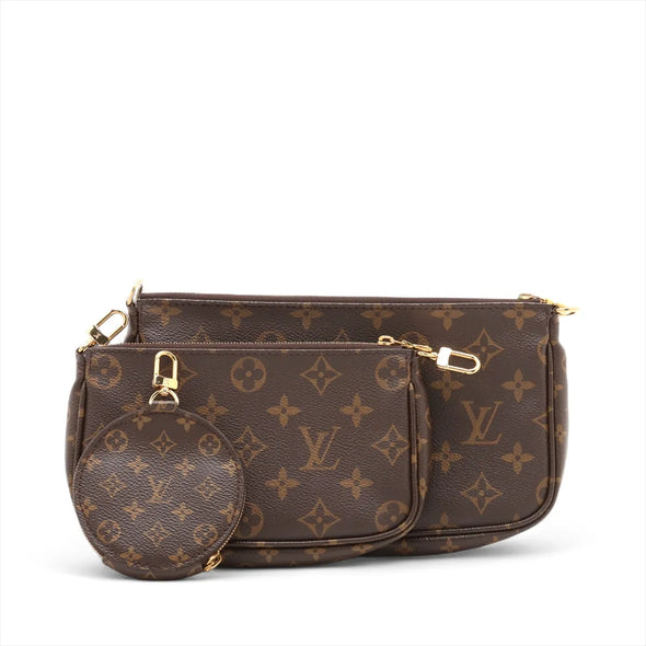 Louis Vuitton Khaki Monogram Canvas Multi Pochette Accessories [Clearance Sale]