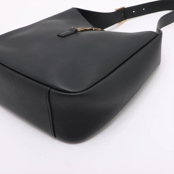 Saint Laurent Black LE 5 A 7 Small Leather Hobo Bag  [Clearance Sale]