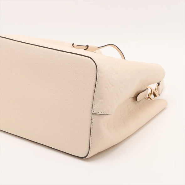 Louis Vuitton Creme Monogram Empreinte Leather Neonoe MM [Clearance Sale]