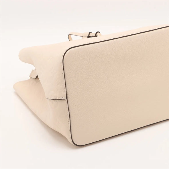 Louis Vuitton Creme Monogram Empreinte Leather Neonoe MM [Clearance Sale]