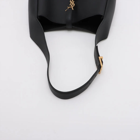 Saint Laurent Black LE 5 A 7 Small Leather Hobo Bag  [Clearance Sale]