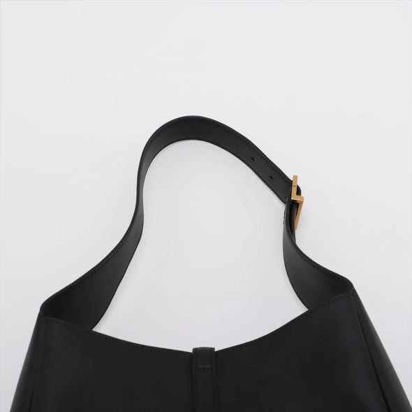 Saint Laurent Black LE 5 A 7 Small Leather Hobo Bag  [Clearance Sale]
