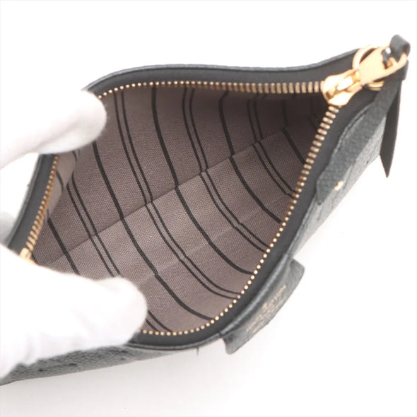 Louis Vuitton Black Monogram Empreinte Leather Easy Pouch on Strap  [Clearance Sale]