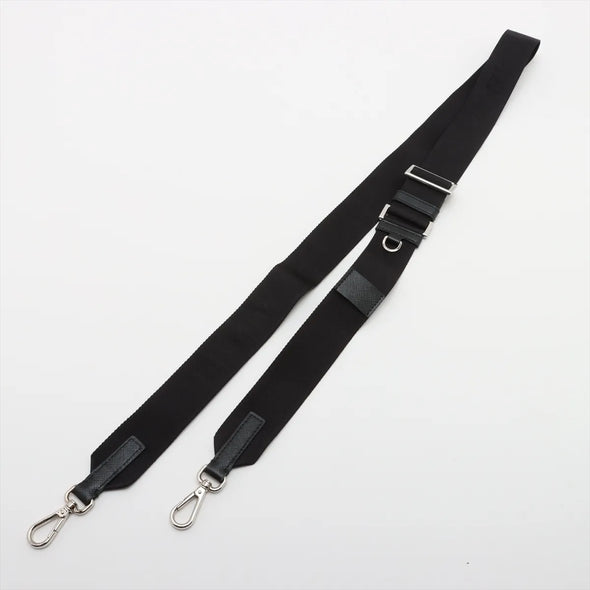 Prada Black Re-Nylon and Saffiano Leather Shoulder Bag [Clearance Sale]