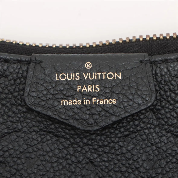 Louis Vuitton Black Monogram Empreinte Leather Easy Pouch on Strap  [Clearance Sale]