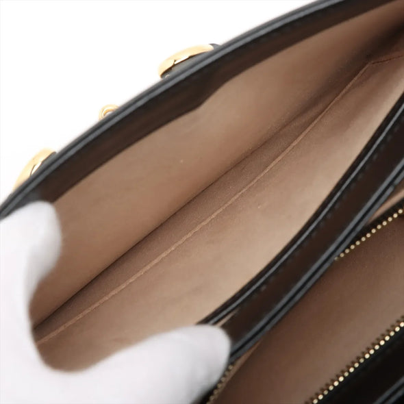 Gucci Black Leather Gucci Horsebit 1955 Medium Shoulder Bag [Clearance Sale]
