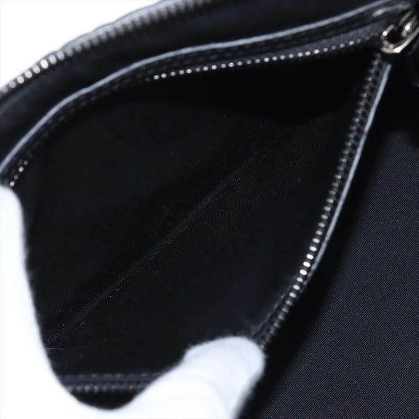 Christian Dior Black Leather Weekender  [Clearance Sale]