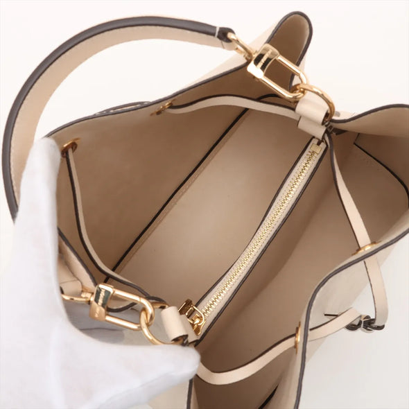 Louis Vuitton Creme Monogram Empreinte Leather Neonoe MM [Clearance Sale]