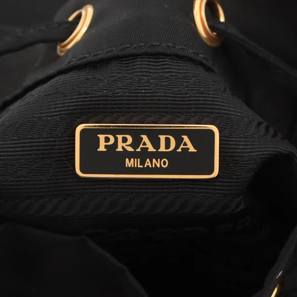 Prada Black Re-Nylon Bucket Bag [Clearance Sale]
