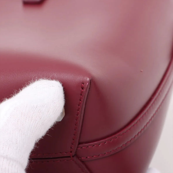 Saint Laurent Rouge Merlot LE 37 Mini Leather Bucket Bag [Clearance Sale]