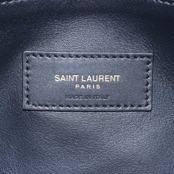 Saint Laurent Black LE 5 A 7 Large Leather Hobo Bag [Clearance Sale]