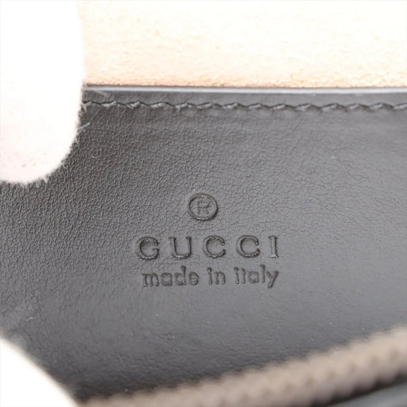 Gucci Black Marmont Matelasse Leather Vanity Case [Clearance Sale]