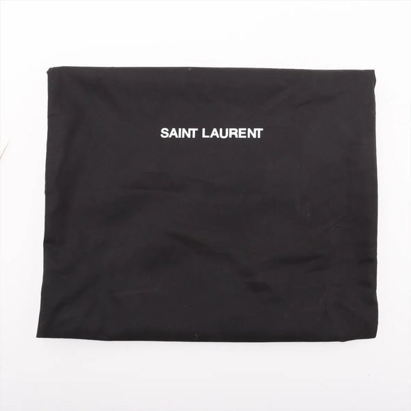 Saint Laurent Black LE 5 A 7 Large Leather Hobo Bag [Clearance Sale]