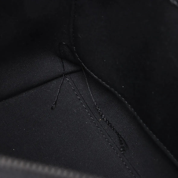 Christian Dior Black Leather Weekender  [Clearance Sale]