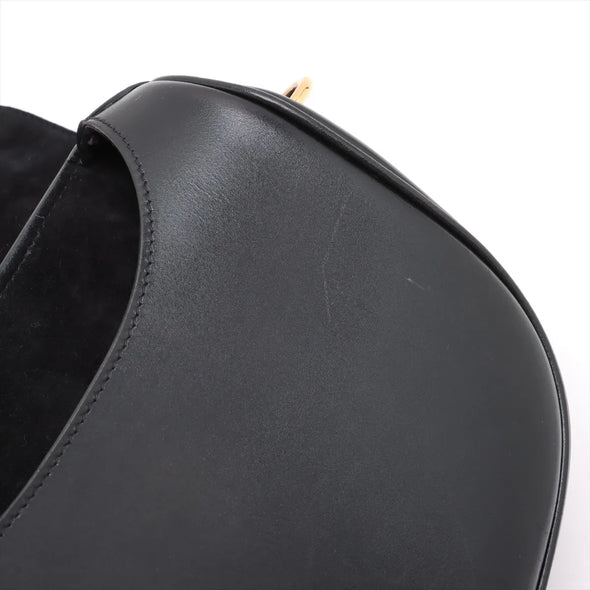 Christian Dior Black Calfskin Leather Dior Bobby Shoulder Bag [Clearance Sale]