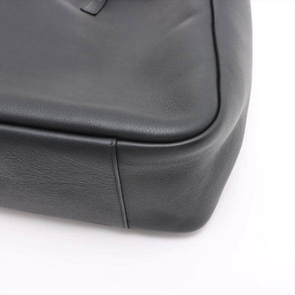 Saint Laurent Black LE 5 A 7 Large Leather Hobo Bag [Clearance Sale]