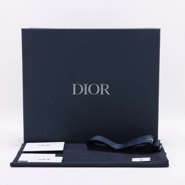 Christian Dior Black Leather Weekender  [Clearance Sale]