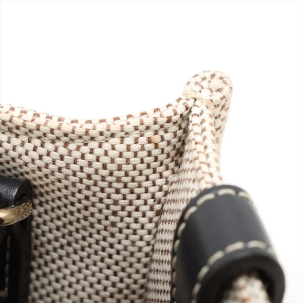 Chloe Black Beige Small Woody Tote [Clearance Sale]