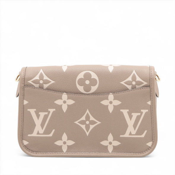 Louis Vuitton Tourterelle Bicolor Monogram Empreinte Leather Diane [Clearance Sale]