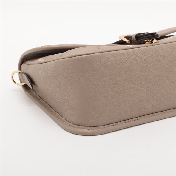 Louis Vuitton Tourterelle Bicolor Monogram Empreinte Leather Diane [Clearance Sale]