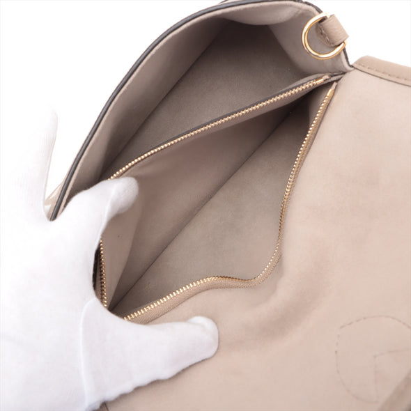 Louis Vuitton Tourterelle Bicolor Monogram Empreinte Leather Diane [Clearance Sale]