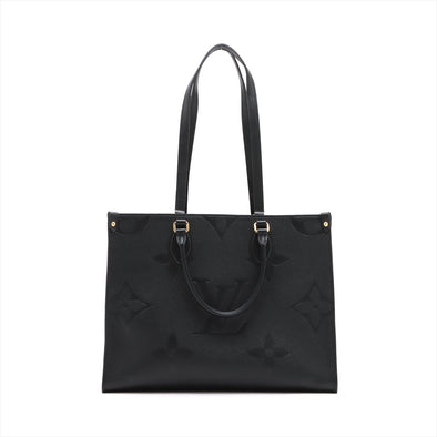 Louis Vuitton Noir Monogram Empreinte Leather OnTheGo MM [Clearance Sale]