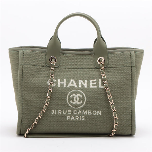 Khaki Deauville Shopping Tote (Rented Out)
