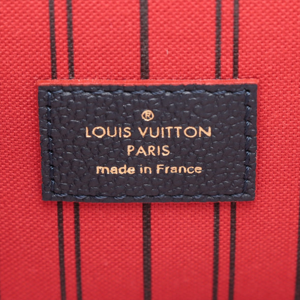 Louis Vuitton Marine Rouge Monogram Empreinte Leather Pochette Metis [Clearance Sale]
